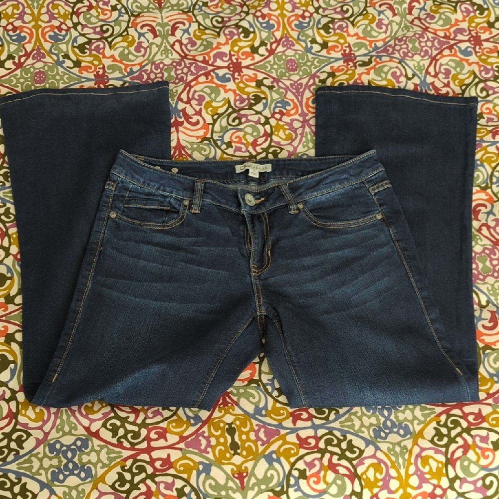 CAbi Dark Indigo Boot Cut Jeans